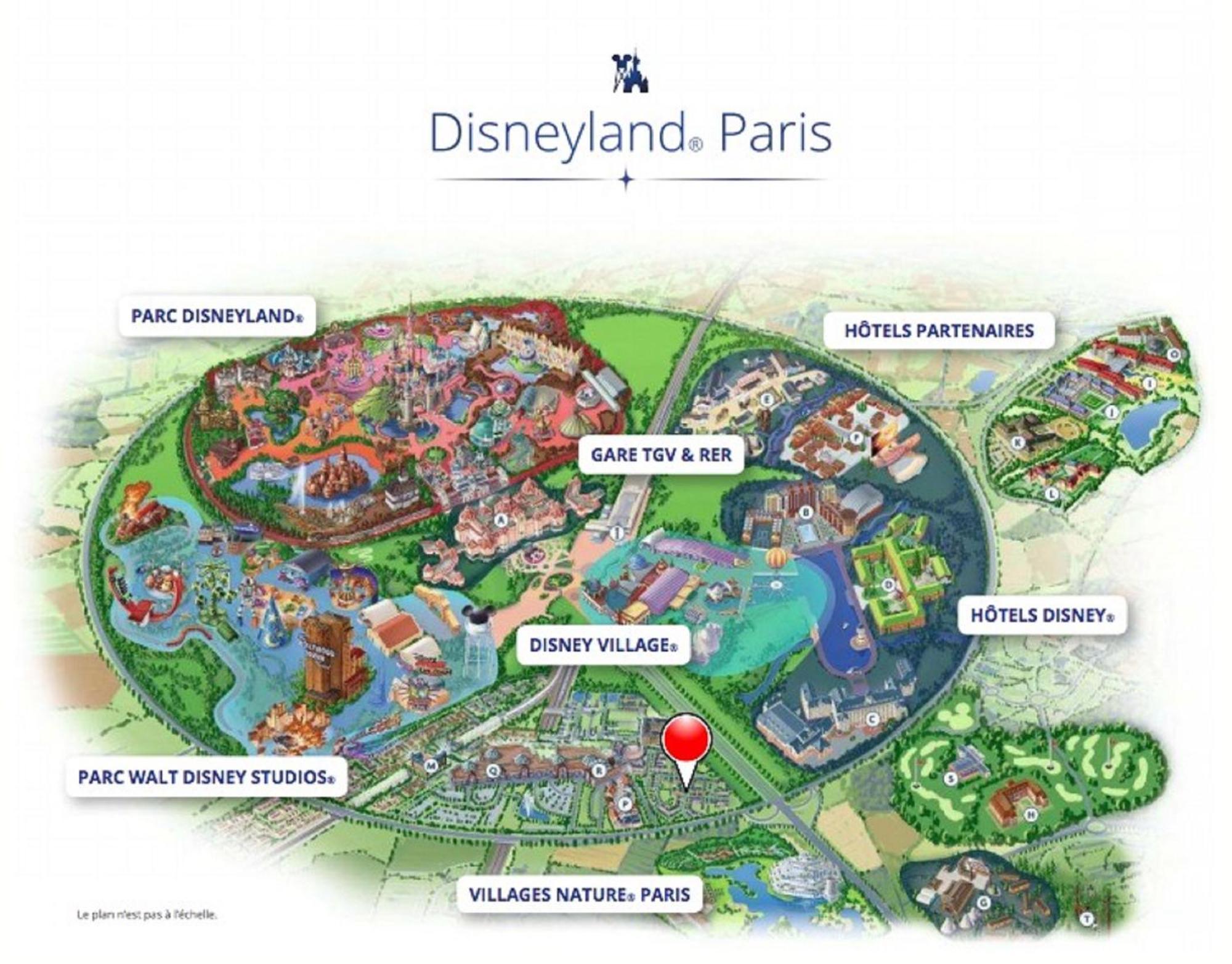 Le Cartier Appt F3, 7Mn Disneyland, Parking,Terrace Serris Luaran gambar
