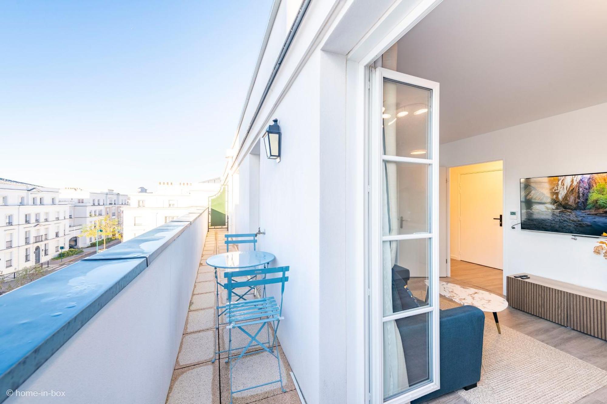 Le Cartier Appt F3, 7Mn Disneyland, Parking,Terrace Serris Luaran gambar