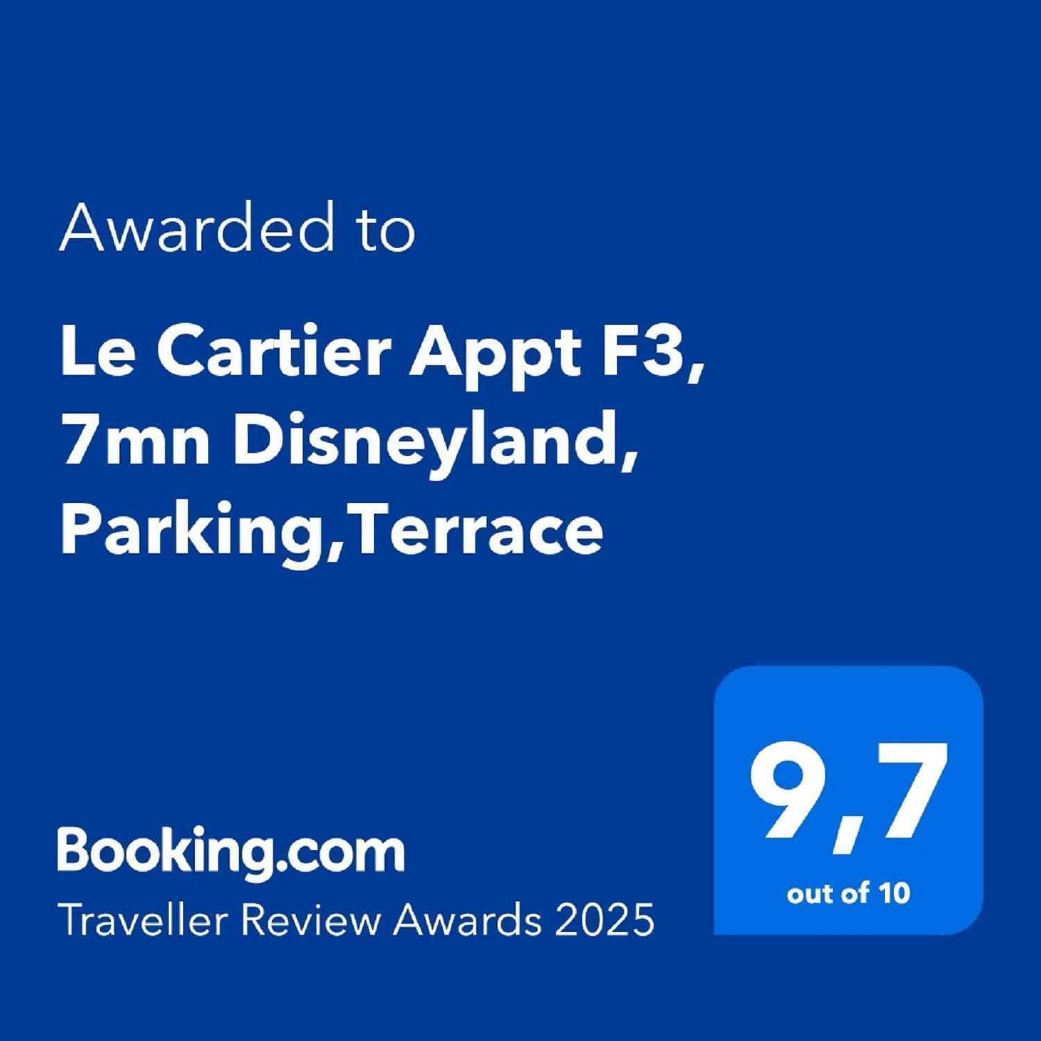 Le Cartier Appt F3, 7Mn Disneyland, Parking,Terrace Serris Luaran gambar